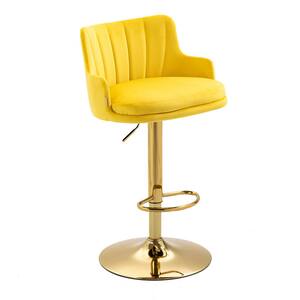 yellow bar stools set of 3