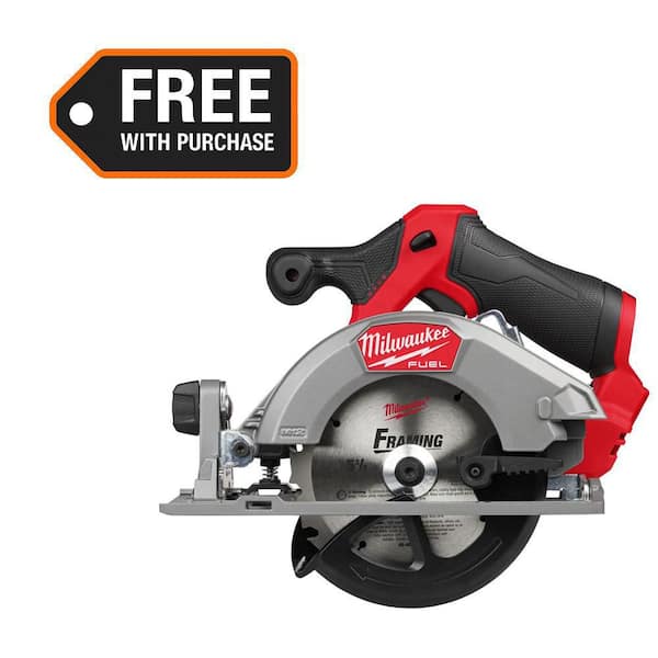 M12 FUEL 12V Lithium-Ion Brushless 5-3/8 in. Cordless Circular Saw (Tool-Only)