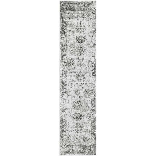 Sofia Casino Gray 2 ft. x 8 ft. Area Rug