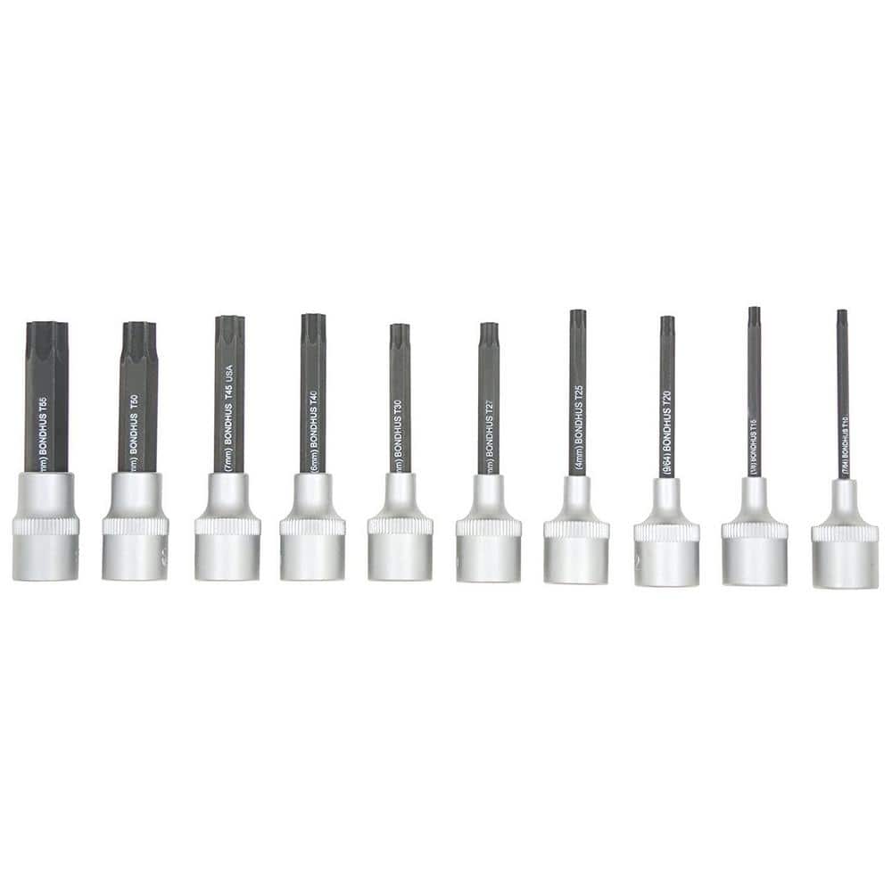 TORX Sockets and Bits Tool Set with ProGuard (10-Piece)