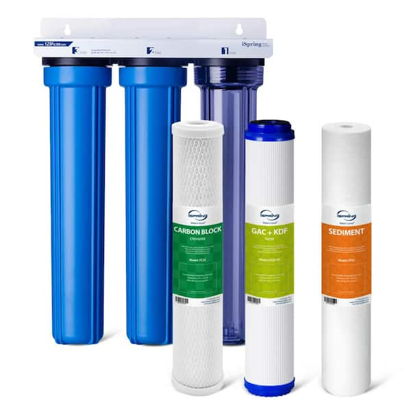 ISPRING Whole House Water Filter System, Reduces Heavy Metals, Lead ...