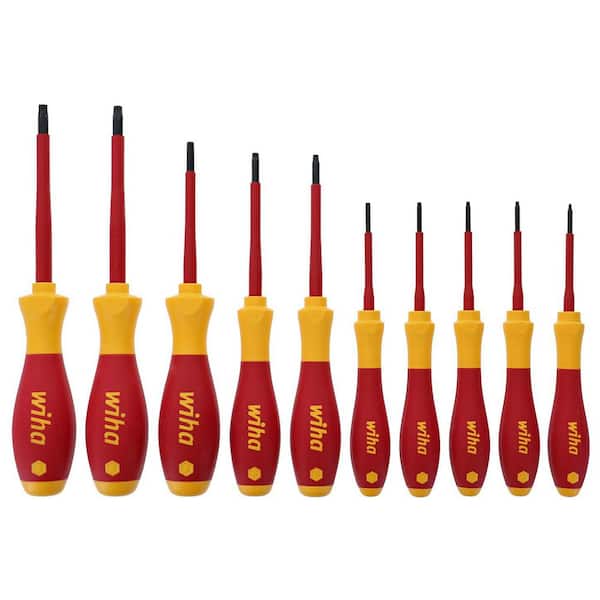 1000-Volt Insulated SoftFinish Torx Screwdriver Set-T6-T30 (10-Piece)