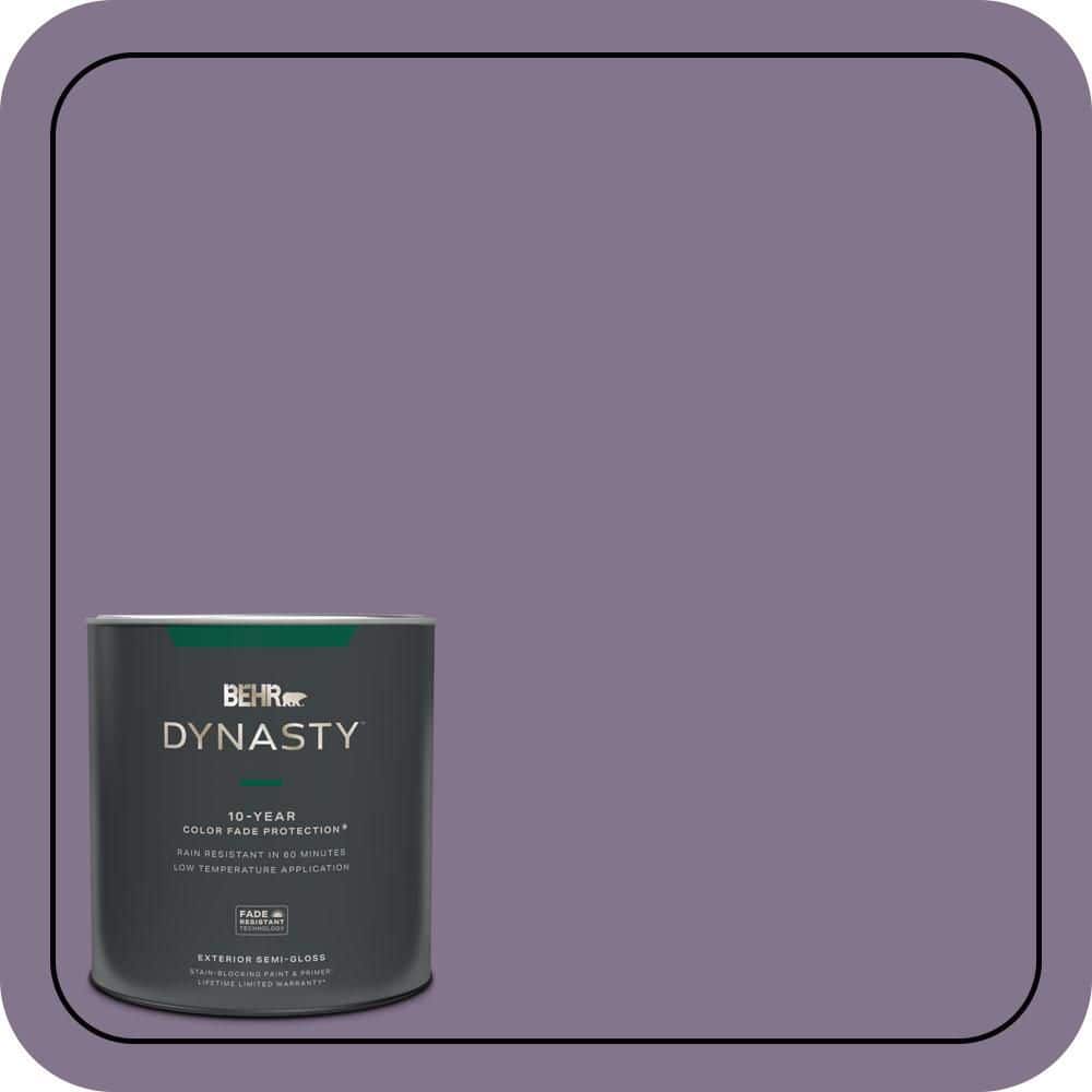 1 qt. #S100-5 Purple Potion Semi-Gloss Enamel Exterior Stain-Blocking Paint & Primer price history on PriceWatchPro