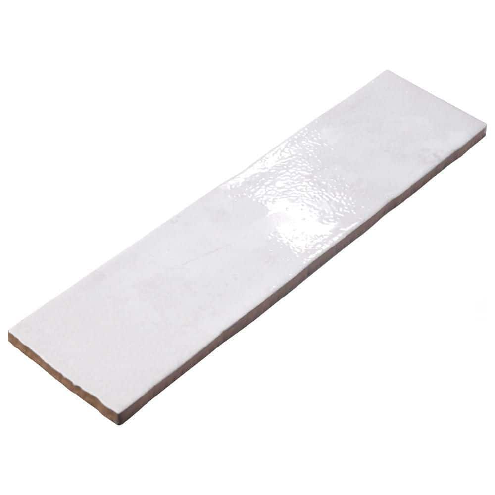 Biarritz White 3" x 12" Ceramic Wall Tile