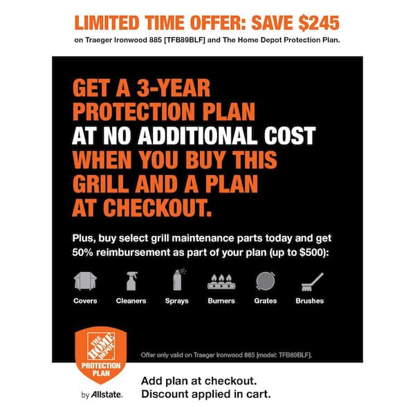 Ironwood 885 Wi-Fi Pellet Grill and Smoker in Black