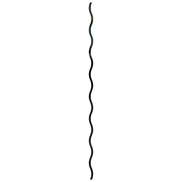 Ekena Millwork Yukon 0.125 in. T x 0.2 ft. W x 8 ft. L Black Acrylic Decorative Wall Paneling 42-Pack