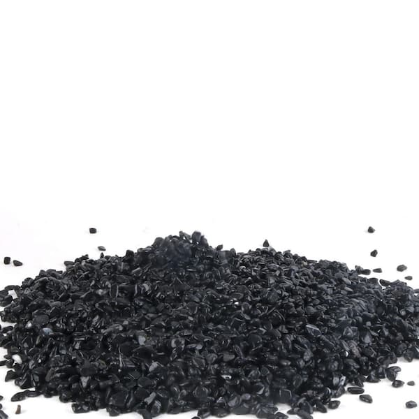 0.25 in. Black Gravel Rock (18 lb./Pallet)