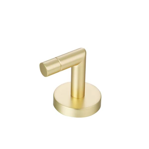Utopia J-Hook/Robe Hook 2.14 in. Satin Brass