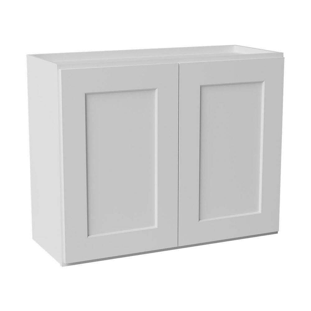 30 in. W x 12 in. D x 24 in. H Ready to Assemble Solid Wood Shaker Wall Kitchen Cabinet in White price history on PriceWatchPro