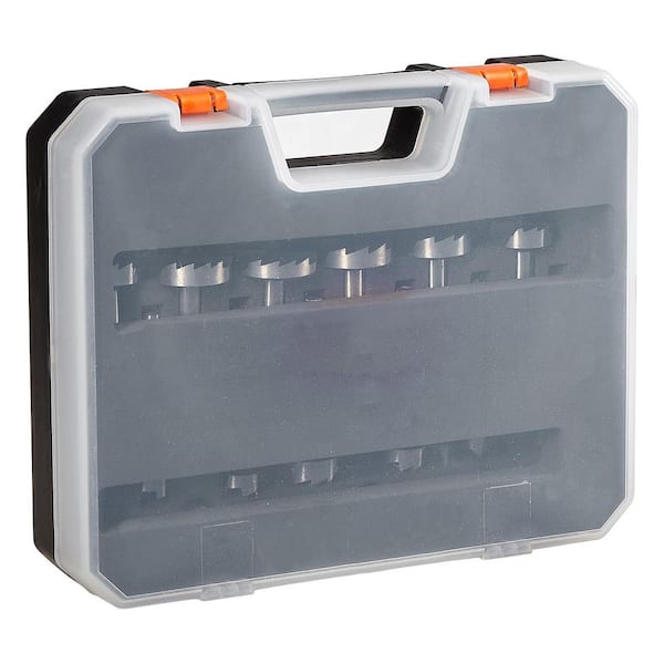 Forstner Bit Set, 16 Pcs Forstner Drill Bits Set, 1/4 in. to 1-5/8 in. Carbon Steel, W/ Round Shank, Forstner Drill Bit