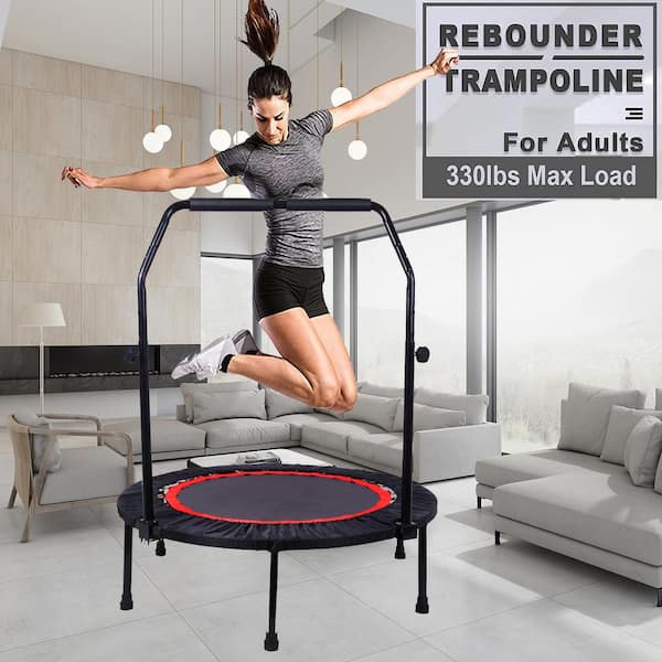 40 in. Trampoline Adult or Kids Mini Sports Trampoline with Safety