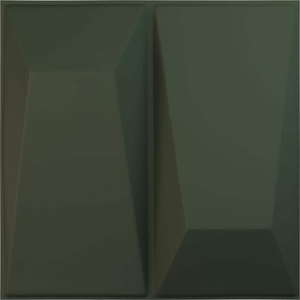 "11-7/8""W x 11-7/8""H Locke EnduraWall Decorative 3D Wall Panel, Satin Hunt Club Green (Covers 0.98 Sq.Ft.)" price history on PriceWatchPro