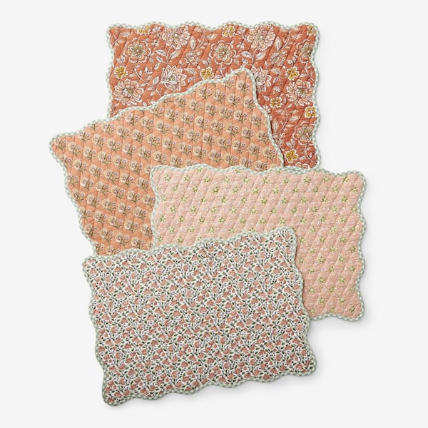 Company Cotton Mix & Match 20 in. x 14 in. Light Green Cotton Placemat (Set of 4)