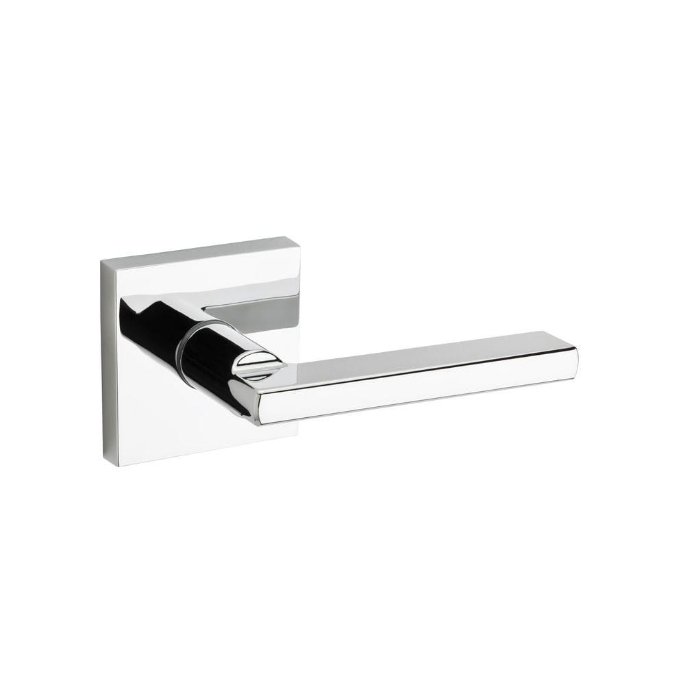 Kwikset Halifax Square Polished Chrome Passage Hall/Closet Door