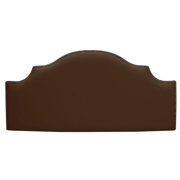 Unbranded Besly Linen Chocolate King Headboard