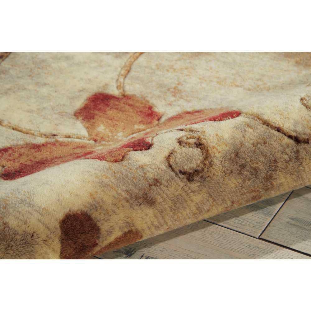 Multicolor Synthetic Reversible Handmade Area Rug 2' x 2'9"