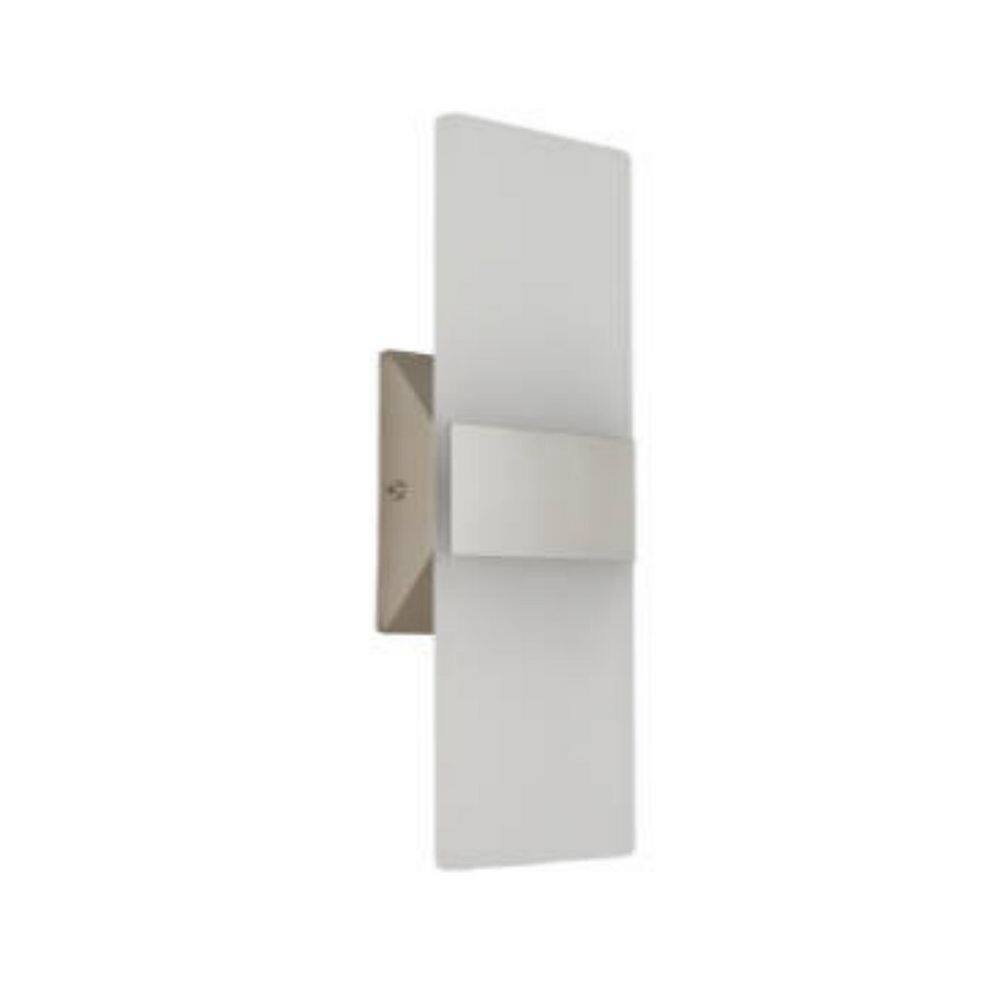 4.33 in. 1-Light Nickel Metal LED Vanity Light, Dimmable 6000K Modern Wall Sconce for Bathroom Bedroom (2-Pack) price history on PriceWatchPro