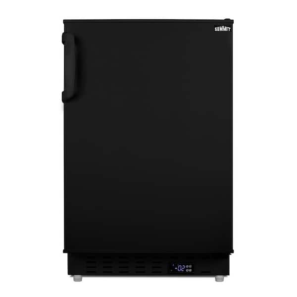 Summit Appliance 2.68 cu. ft. Manual Defrost Upright Freezer in Black, ADA Compliant