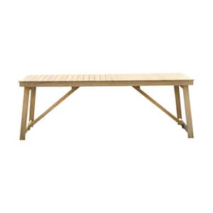 Amazonia Brown Rectangle Wood Outdoor Dining Table
