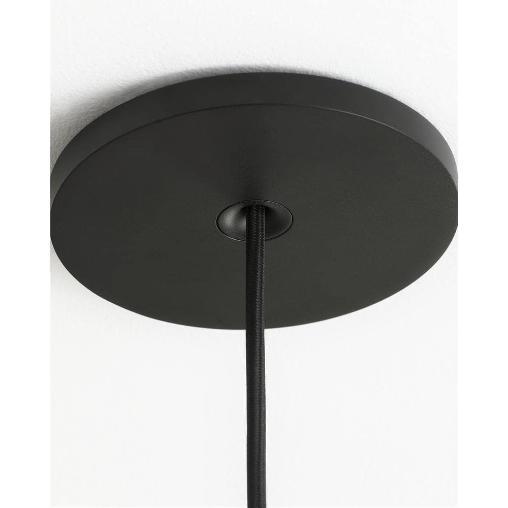 Matte Black Aluminum Mini LED Cylinder Pendant Light