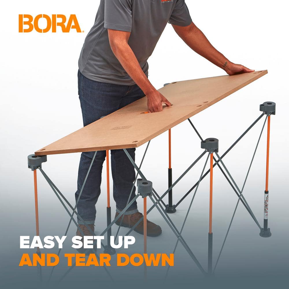 Bora 24" x 48" Solid Folding Work Table Top