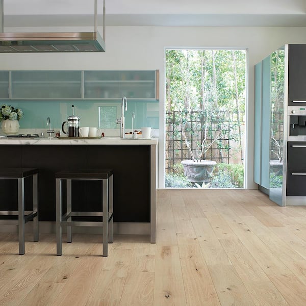 Tunitas French Oak 1/2 in. T x 7.5 in. W Tongue & Groove Wirebrushed Engineered Hardwood Flooring (23.3 sq. ft./case)