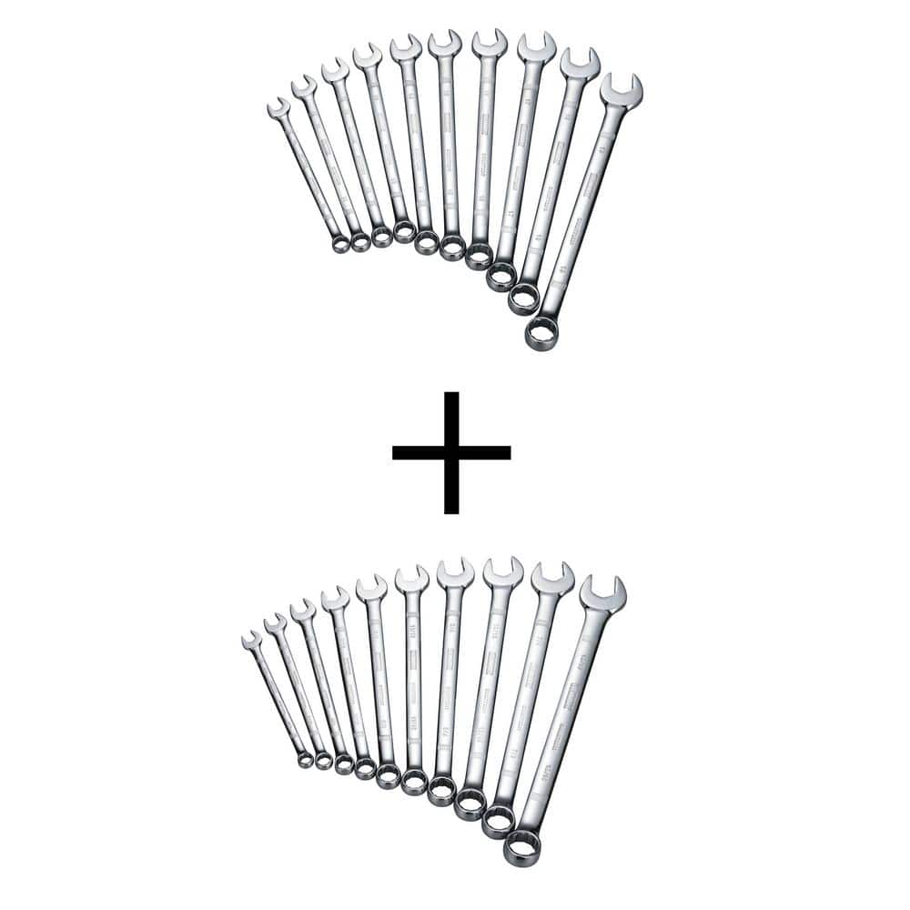 Metric Combination Wrench Set (10-Piece) and SAE Combination Wrench Set (10-Piece) price history on PriceWatchPro