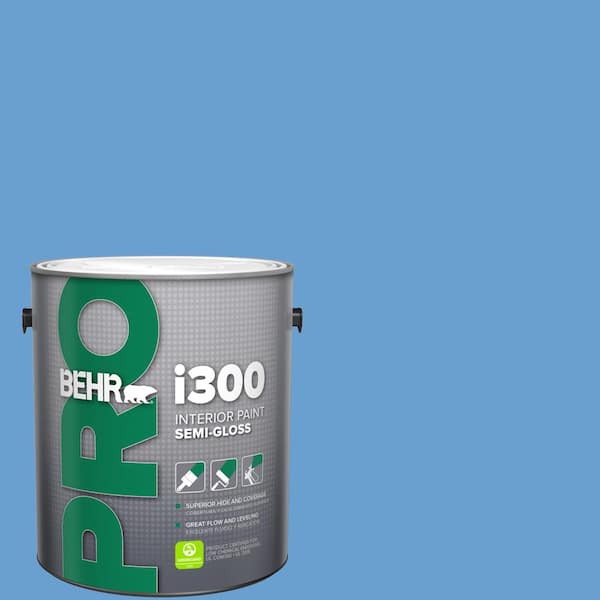 BEHR PRO 1 gal. #P520-4 Cornflower Semi-Gloss Interior Paint