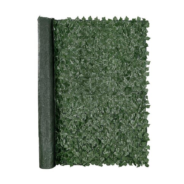VEVOR Ivy Privacy Fence 96 in. x 72 in. Artificial Green Wall Screen Greenery Ivy Fence Faux Hedges Vine Leaf Decoration
