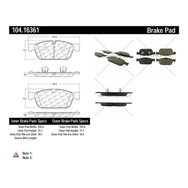 Centric Parts Disc Brake Pad Set