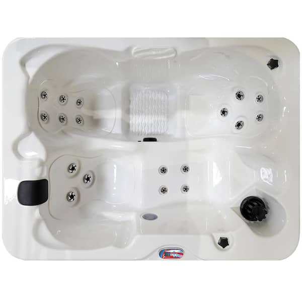 American Spas Dual Voltage 3-Person 18-Jet 110v-240v Plug and Play ...