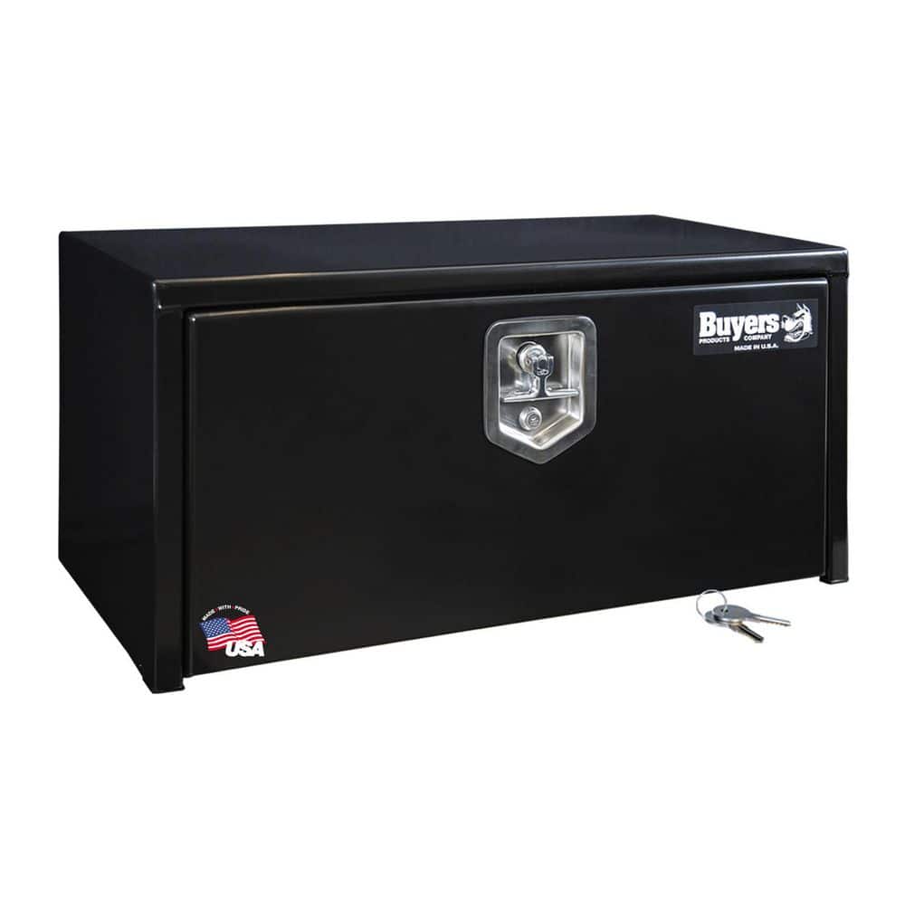 14 in. x 12 in. x 30 in. Black Steel Underbody Truck Bed Tool Box w/ Weather-Resistant T-Handle Lock for Secure Storage price history on PriceWatchPro