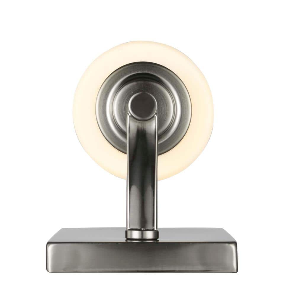 Nickel Dimmable 9" Direct Wired Electric Sconce