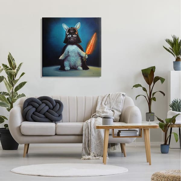 The Stupell Home Decor Collection Rabbit Star Wars Neon Carrot ...