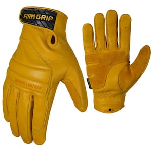 Leather Impact X-Large Tan Full Grain Leather Glove