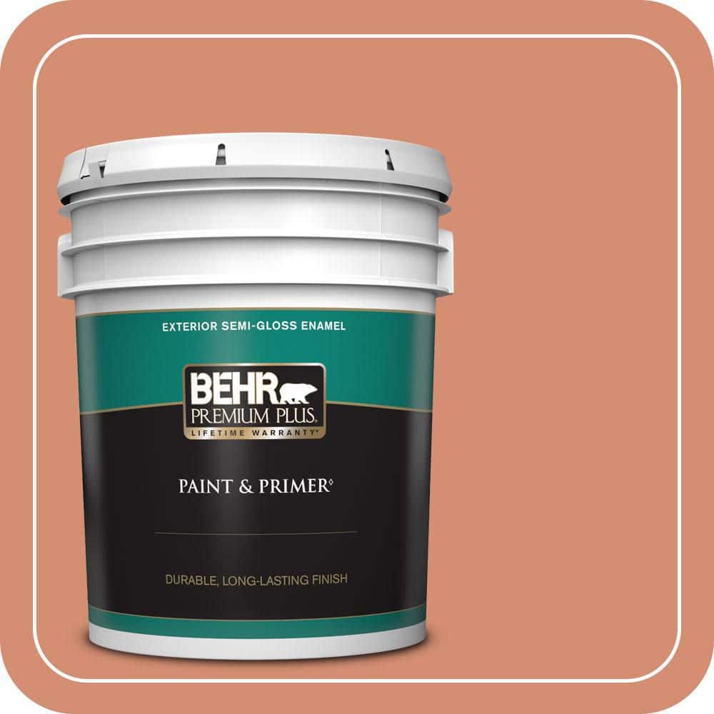 5 gal. #ICC-63 Terra Cotta Pot Semi-Gloss Enamel Exterior Paint & Primer price history on PriceWatchPro