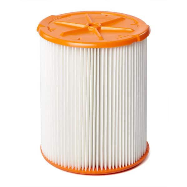 RIDGID Genuine Pleated HEPA Replacement Wet Dry Vac Shop Vacuum Filter for Most 5-16 Gal. RIDGID Wet Dry Vacs (1-Pack) VF8000