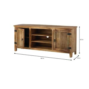 Holbrook Natural Reclaimed Wood Storage Entertainment Center