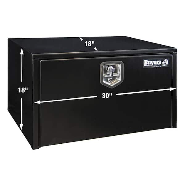 Buyers Products 18x18x30 inch Black Steel Underbody Truck Box 1702303