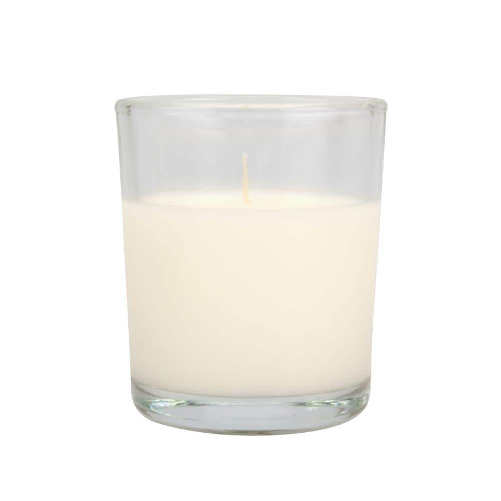 Ivory Elegance 48-Pack Scented Glass Votive Candles