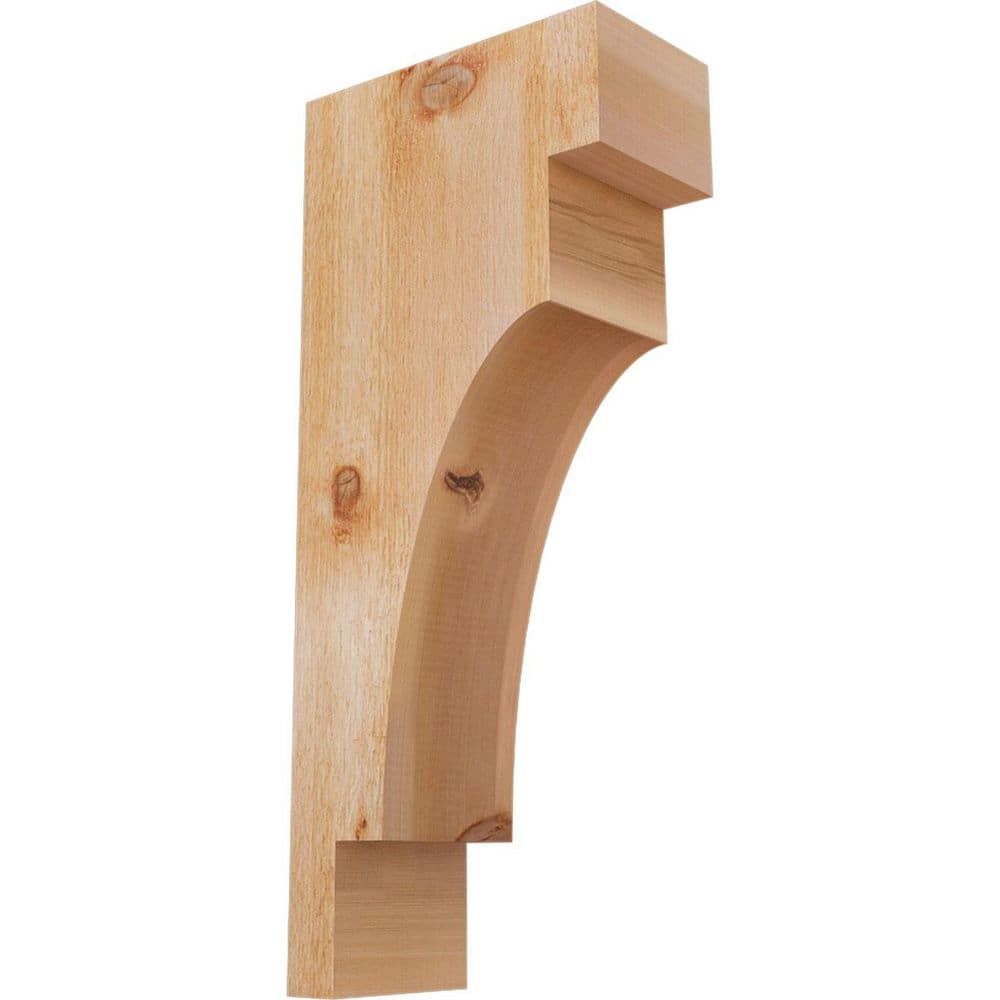 6 in. x 12 in. x 28 in. Western Red Cedar Mediterranean Rough Sawn Corbel price history on PriceWatchPro