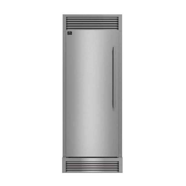 Maderno 28 in. Built-In Convertible Refrigerator, Left Swing, Decorative Grill