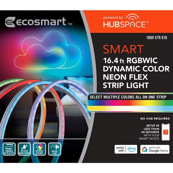 Ecosmart 16 pieds Smart LED Changement de couleur RGB Bande