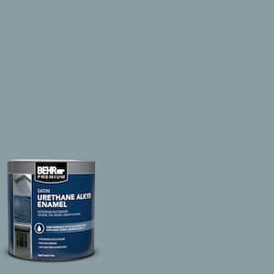 1 qt. #540F-4 Shale Gray Satin Enamel Urethane Alkyd Interior/Exterior Paint