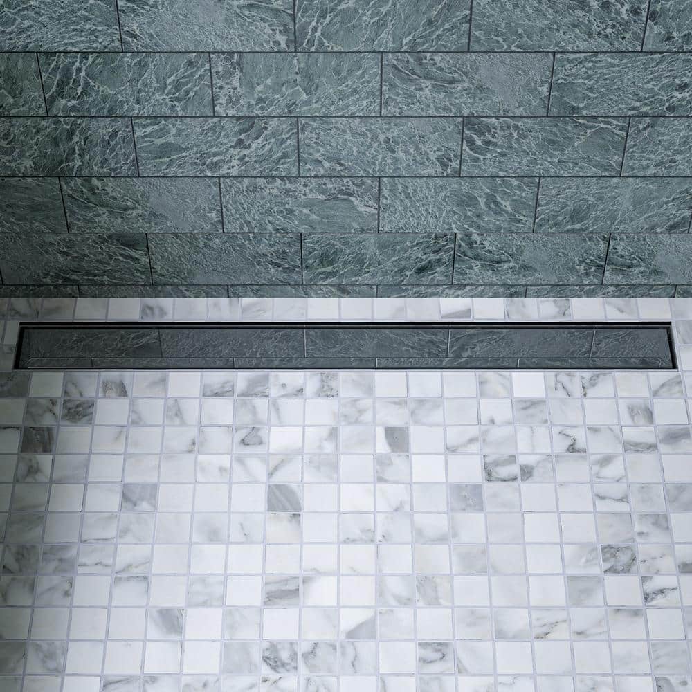32" Polished Stainless Steel Linear Shower Drain