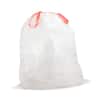 Qualia Citrus Scented 21 Gal / 80 Liter | Drawstring Closure Trash Bag | Heavy Duty (Citrus, 45 Bags), White, (L10001)