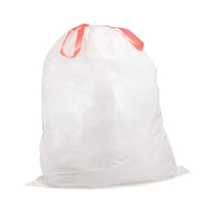 21 Gal./80L Unscented Drawstring Closure Trash Bags Liners