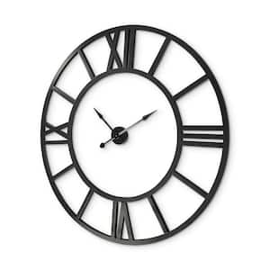 Stoke 54 in. Round Giant Oversized Industrial Wall Clock