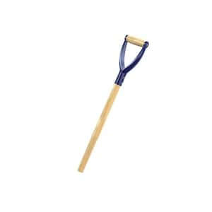 27 in. D Shaped Wood Replacement Handle for Shovel