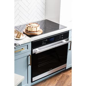 30" Single Electric Wall Oven with True Convection Self-Cleaning in Stainless Steel